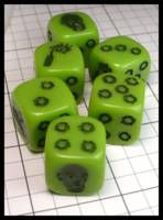 Dice : Dice - Game Dice - Zombicide Green Black - JA Collection Mar 2024